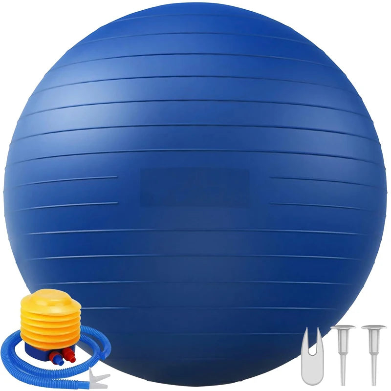 65/75/85cm Balance Ball – Yoga & Pilates Fitness Ball for Home, Pregnancy, and Rehabilitation