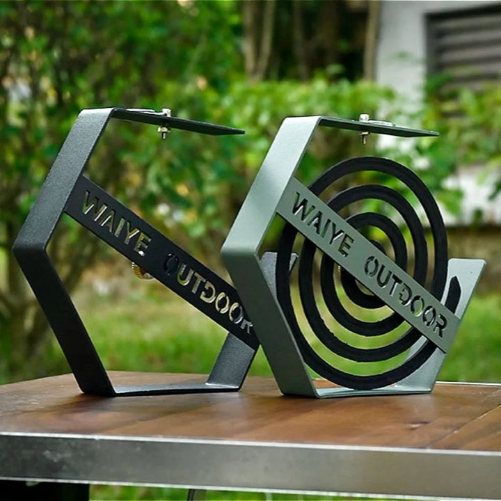 New Outdoor Mosquito Coil Tray Camping Tools Tourist Hiking Mosquito Coil Holder Camping Supplies Hanging Mosquito Coil Holder