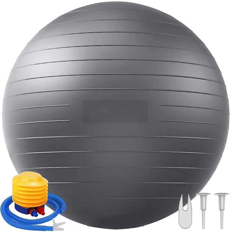 65/75/85cm Balance Ball – Yoga & Pilates Fitness Ball for Home, Pregnancy, and Rehabilitation