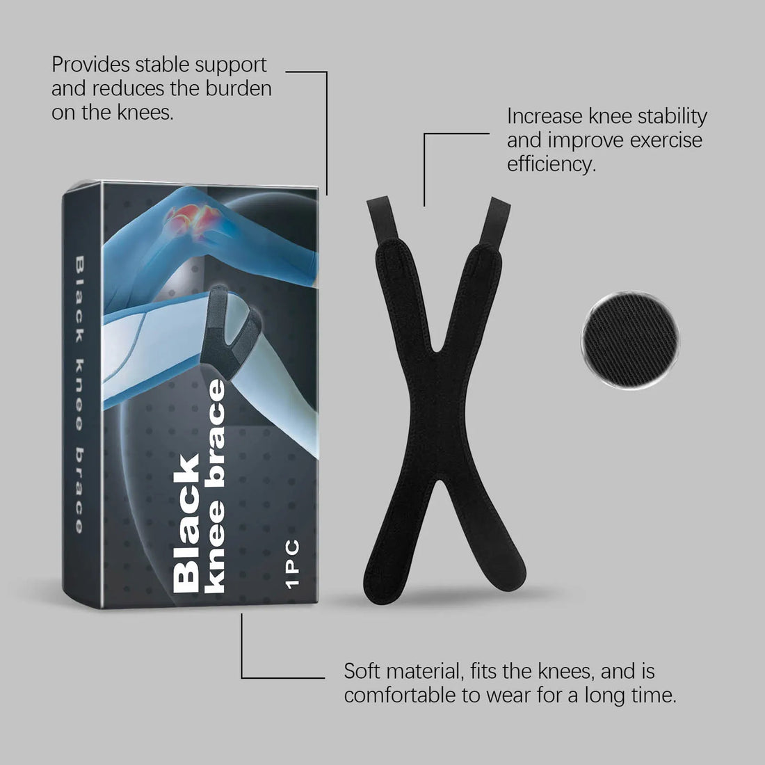Knee Joint Pain Prevention Brace Pain Relief Patellar Tendon Support Suitable for Volleyball Football Dance  Sports Accessories