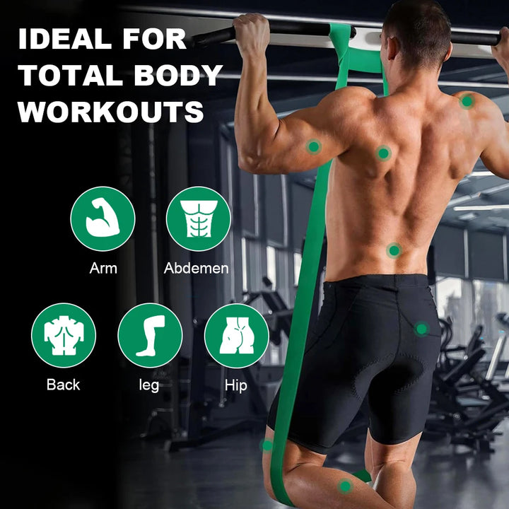 5~120lbs Fitness Resistance Band Boxing Agility Training Workout Gym Equipment Yoga Pilates Accessories Rubber Band Home Gym