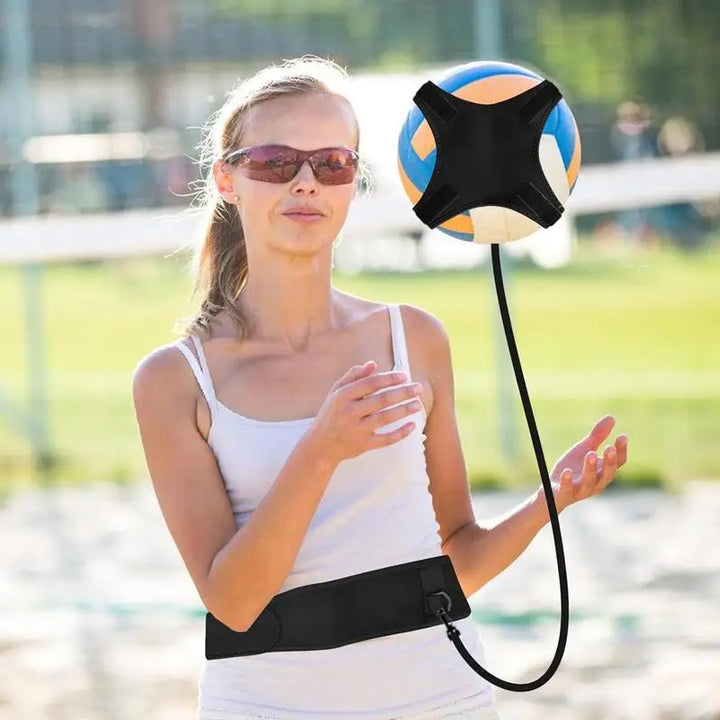 Volleyball Spiking Trainer Volleyball Training System For Spiking Volleyball Rebounder Practice Equipment Volleyball Spiking