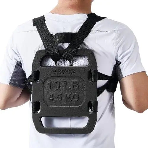 10LB Cast Iron Ruck Weights with Handle - Durable Weight Plates for rucking - Pair of Heavy Duty Fitness Gear